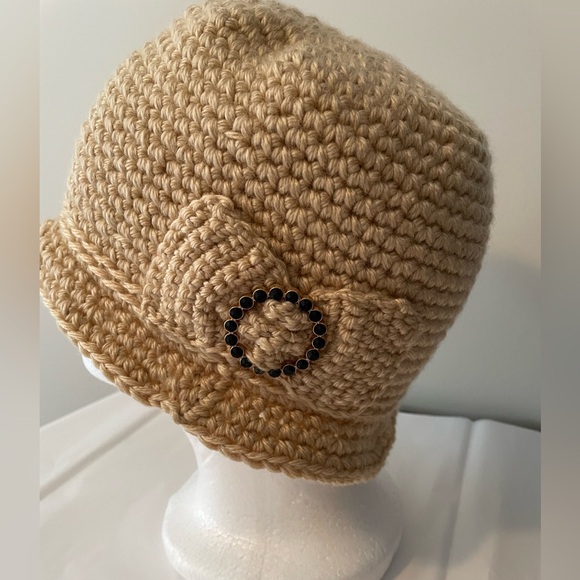 Handmade Cloche Style Crochet Beanie - Picture 2 of 2